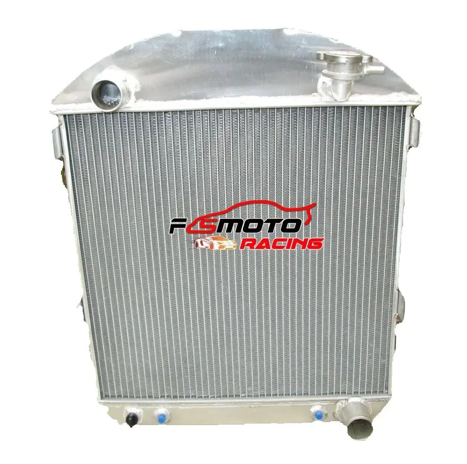 Image of 3-reihiger 62-mm-Aluminiumkühler für FORD Chevy-Motor Modell T T-Eimer GRILL 1924 1925 1926 1927 24 25 26 27