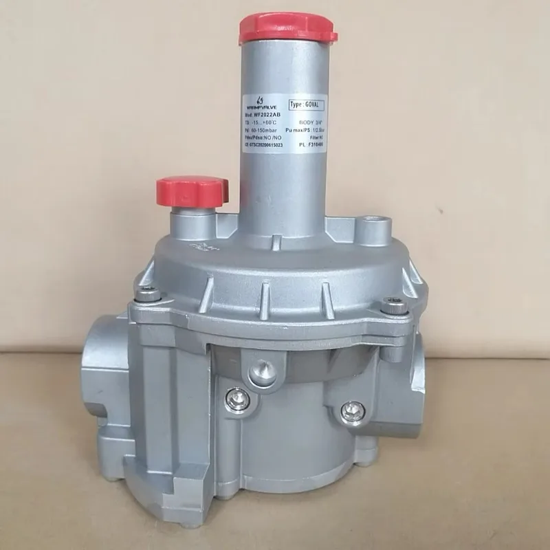 Sistema de suministro de energía térmica WF2022AB, reguladores de control de presión de gas ardiente