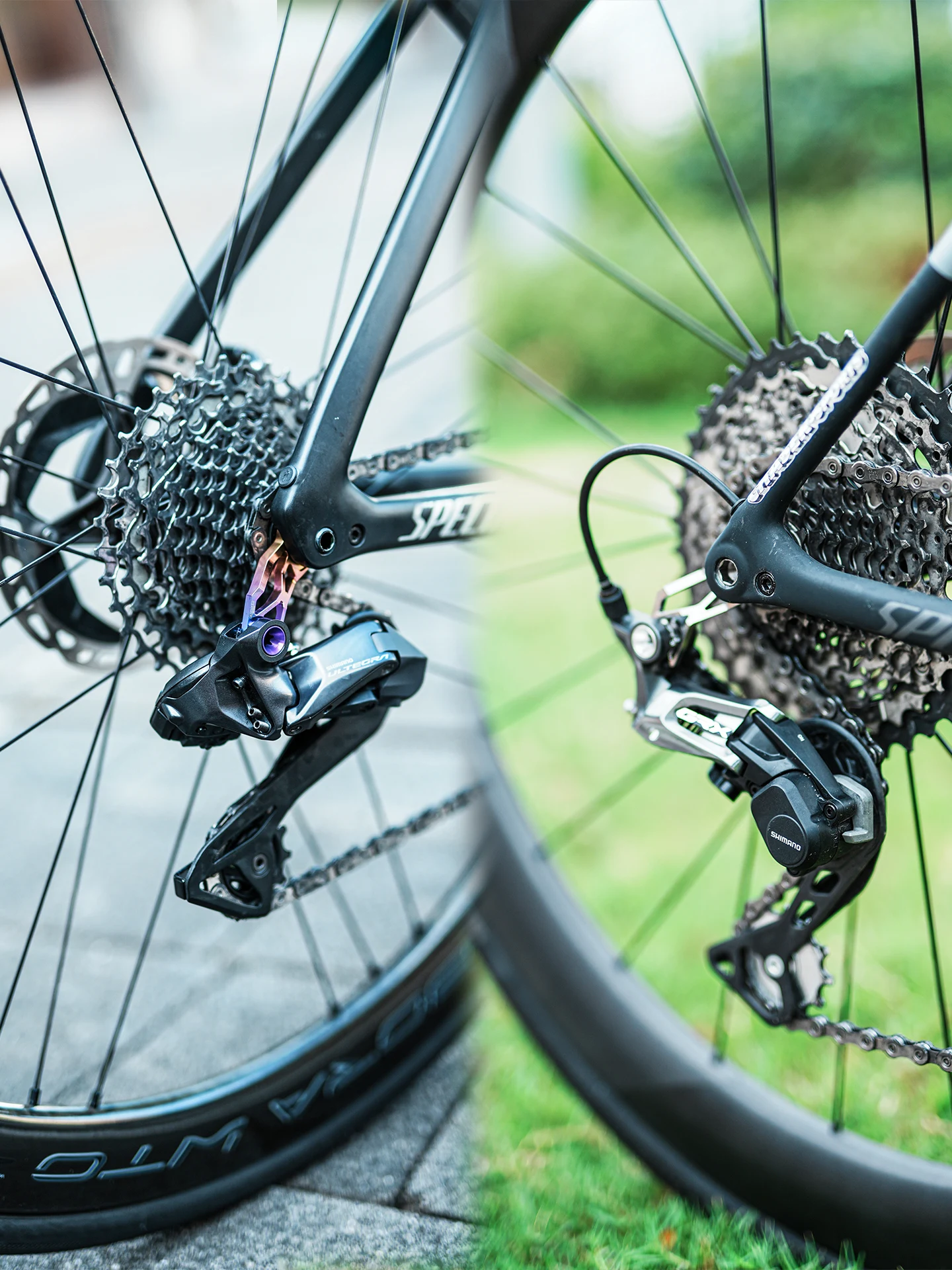 Chaser Rennrad-Schaltaufhänger, ultraleichter Schaltaufhänger aus Titanlegierung, Direktmontage-Schaltaufhänger für SPECIALIZED für SL8/7 – Detail 4