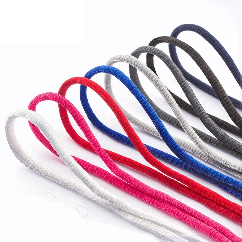 1Pair/ Classic Round Shoelaces High Quality Leisure Sport Shoe laces  Outdoor Men And Women Shoelace Fashion Multi Color image 3