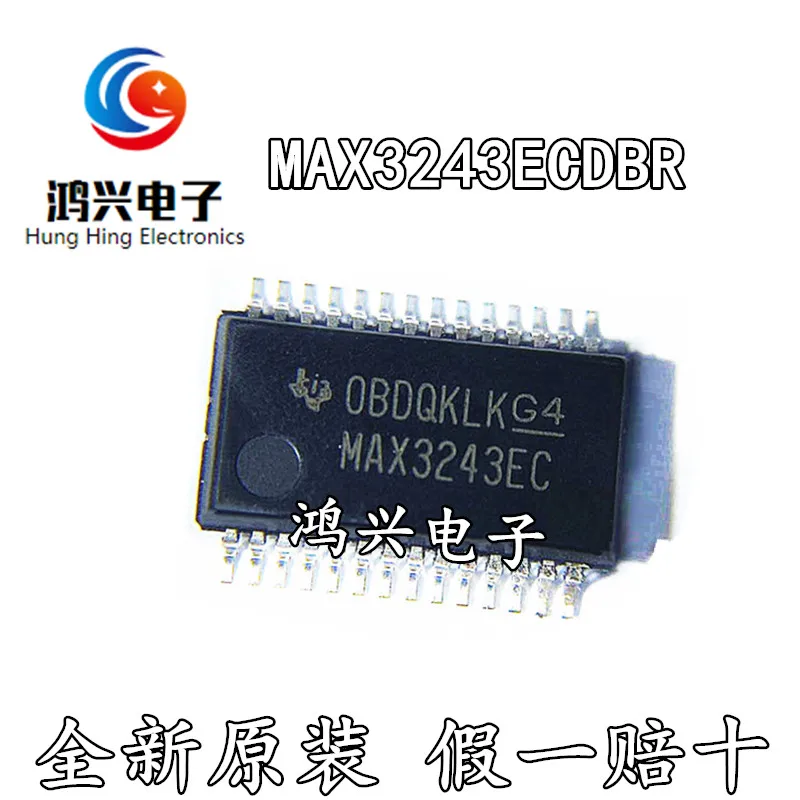 

20pcs original new 20pcs original new MAX3243ECDBR screen printing and typing MAX3243EC SSOP28 chip IC chip