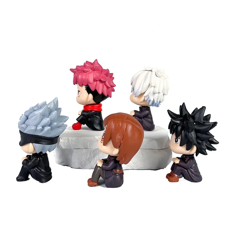 Anime Jujutsu Kaisen Figurine Satoru Gojo Geto Suguru Action Figures Collezione di modelli in PVC Giocattoli Ornamento da scrivania Regali