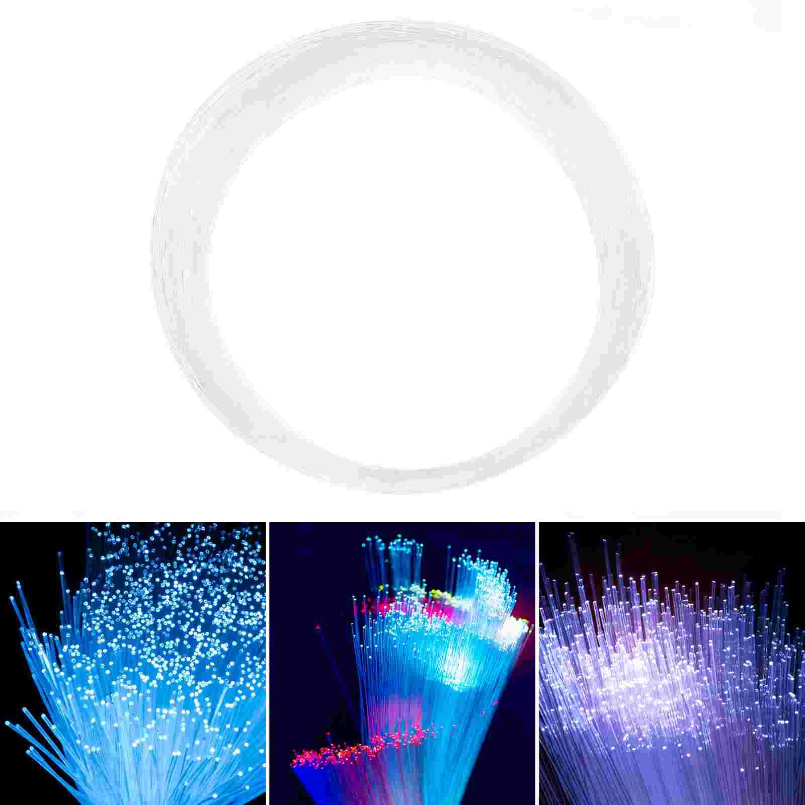 075mm 100 Meters Long Optical Fiber For Light Guiding Fiber Optic Lighting Fixture optical fiber cable