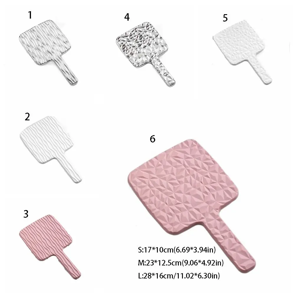 Gegalvaniseerde Vloeibare Vorm Make-Up Spiegel Mini Draagbare Waterrimpel Schoonheidsspiegel Hoogwaardige Handheld Cosmetische Spiegel Student