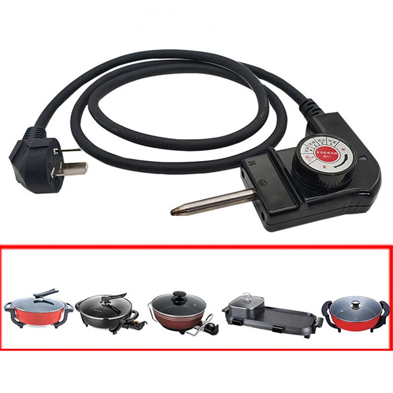 Electric Cooker Power Cord Temperature Control Plug Of Electric Hot Pot Temperature Regulating Coupler
