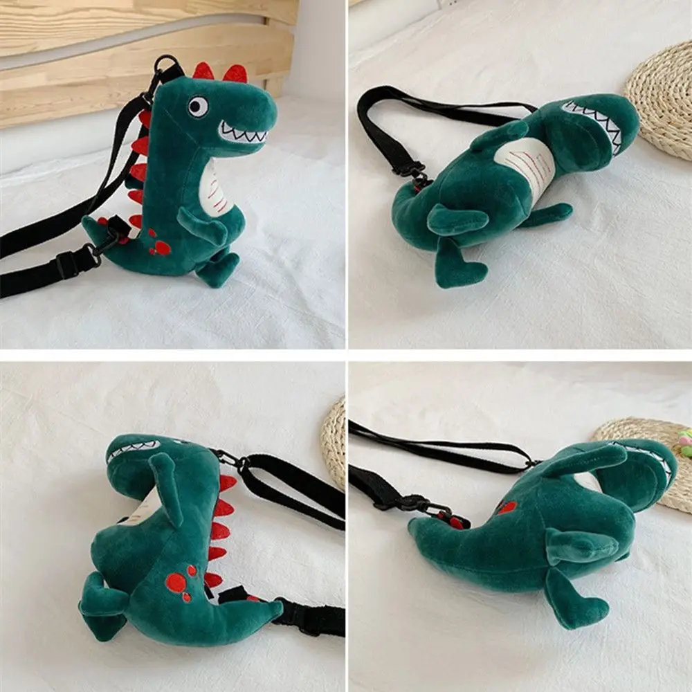 Cute Dinosaur Children Backpack Cartoon Plush Toy Bag Gift for Kids Travel Shoulder Bag For Toddler Preschool Kids