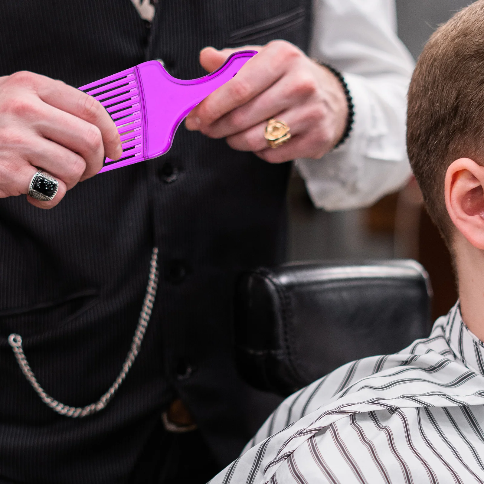 

3Pcs Oil Head Comb Premium Material Hair Styling Comb Lightweight Portable Scalp Massage Hair Salon Accessories