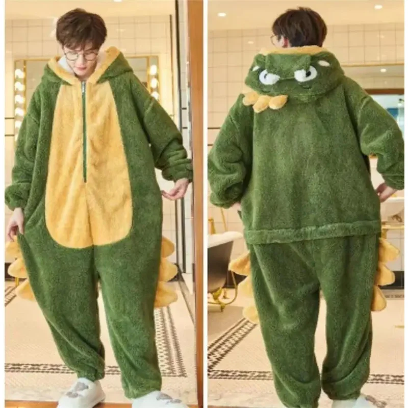 Kigurumi Adult Crocodile Cosplay Costume Halloween Animal Onesies Unisex Cartoon Pajamas Party For Female Male