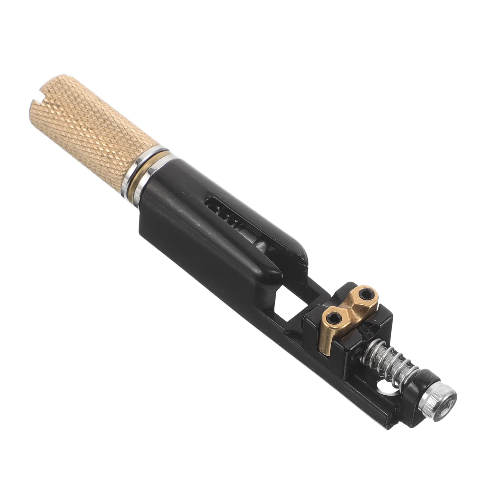 

Brass Electric Guitar Bridge Headless Design for 6 String Guitars Precision Spacing Warm Tone Lightweight Smooth Surface Guitar