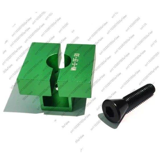 10pcs 7075 aluminum alloy OK clamp, two-way internal support side clamp, CNC machining center tooling inclined pressure plate