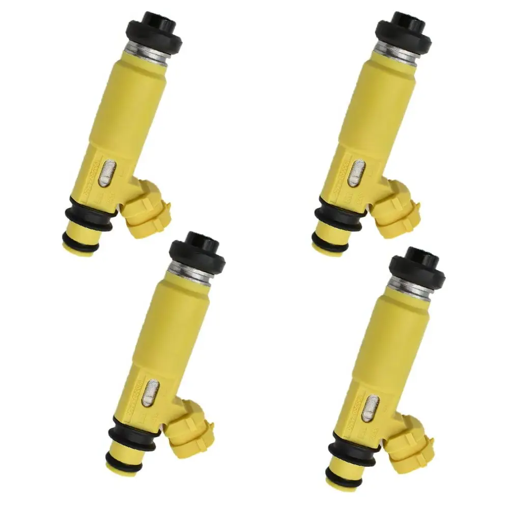 

Yellow Fuel Injectors 450cc 4Pcs 195500-4450 For Mazda RX8 RX7 13B Miata
