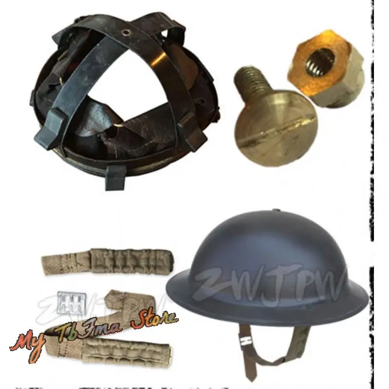 World War II British MKII Helmet British MK2 Helmet Mark Helmet Iron Hat Expedition Dunkirk  (Film & TV Props)