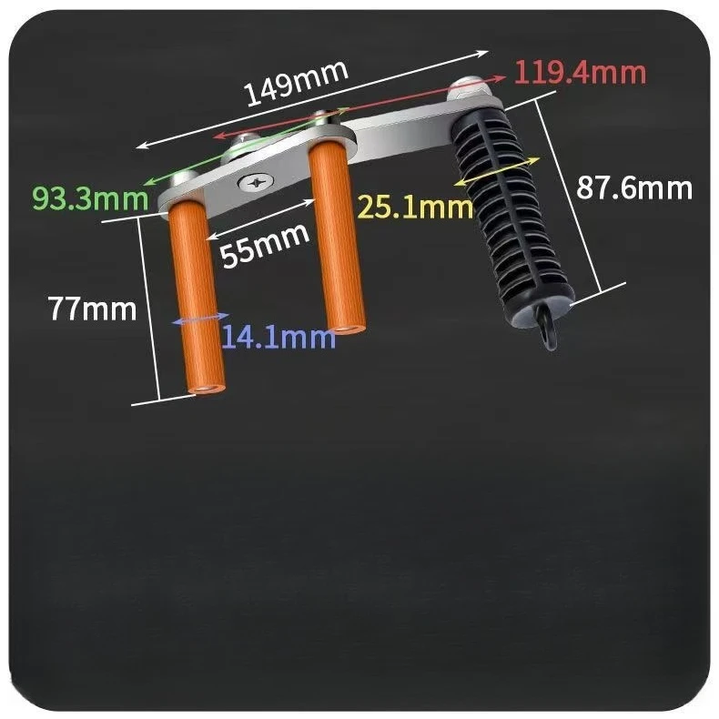 1Pair Double Person Panel Carrier Non-Slip Drywall Lifter for Glass Tile Plasterboard Plywood Heavy Duty Moving Tool