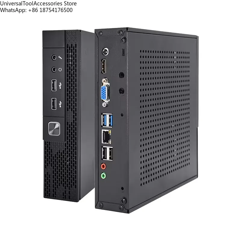 Factory Cheap Dual Core Compact Computing Desktop Computer with 8GB  64GB X86 Mini PC