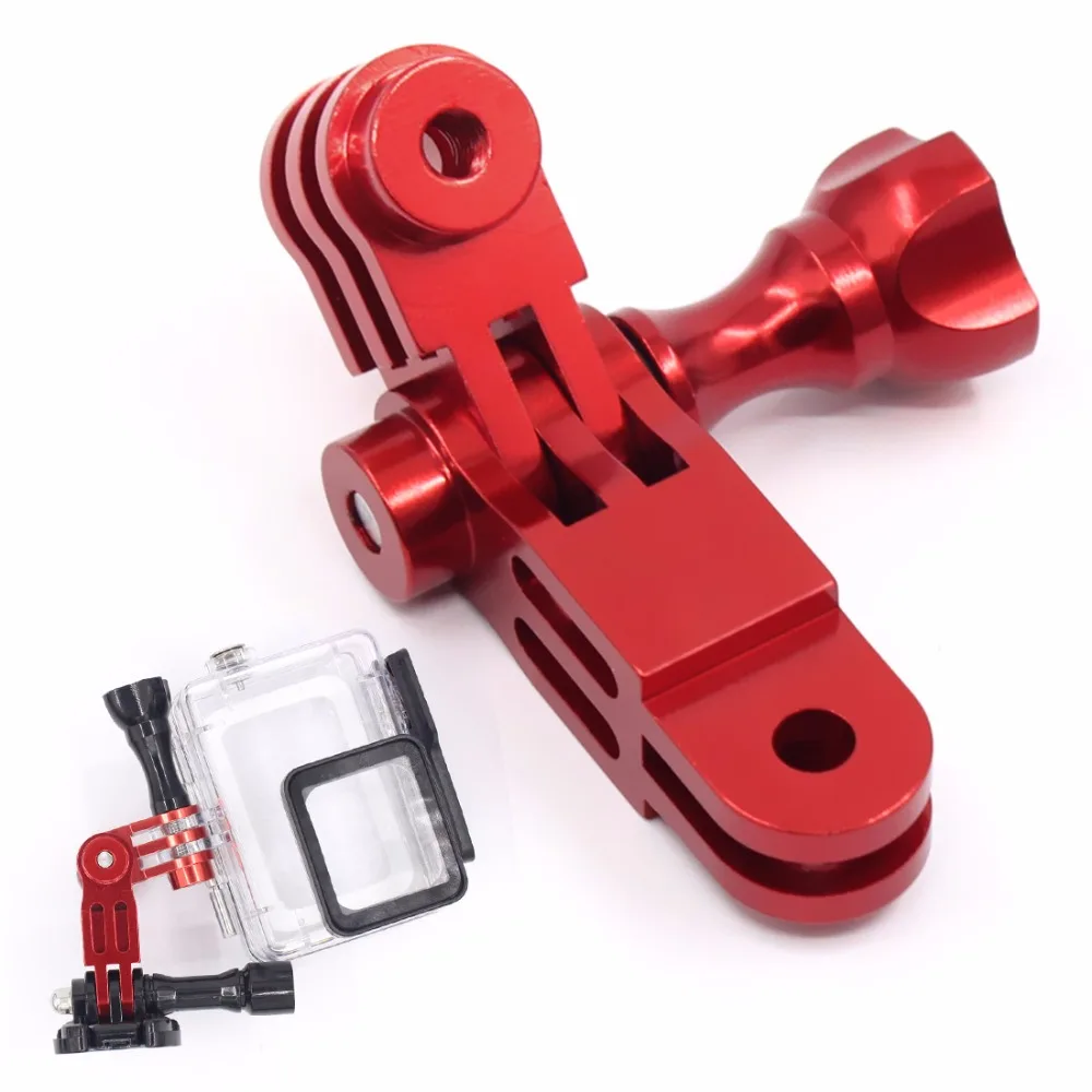 CNC-Aluminium-Drei-Wege-Schwenkarm-Montageadapter für GOPRO Hero 13 9 8 7 6 4 5 Sitzung DJI Yi SJcam EKEN AEE Sony Action-Kamera – Detail 9