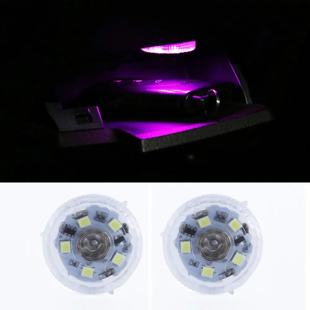 

2 Pcs Self-adhesive Car Interior Atmosphere Lights Mini Finger Touch Sensor Car Led Touch Switch Light Portable High Brightness