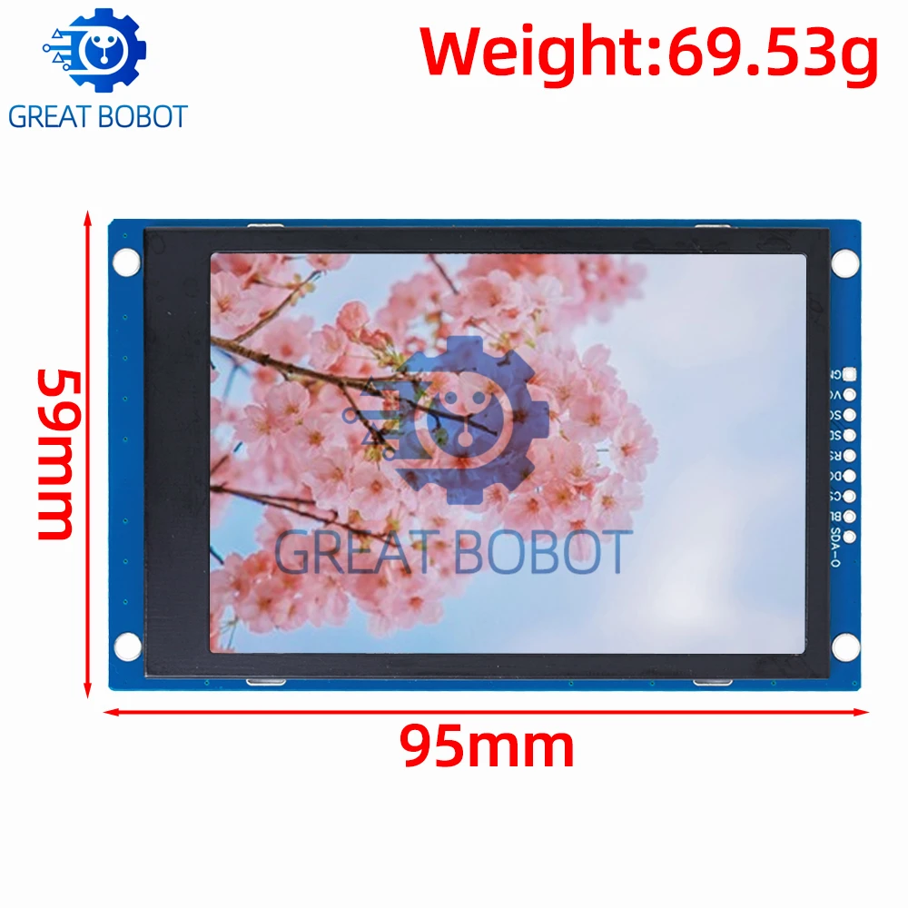 Wyświetlacz SPI TFT LCD 2.4 2.8 3.2 3.5 cala ST7789V ST7796S, 240×320 320×480 z adapterem PCB 3.3V/5V dla Arduino — zdjęcie produktu 4