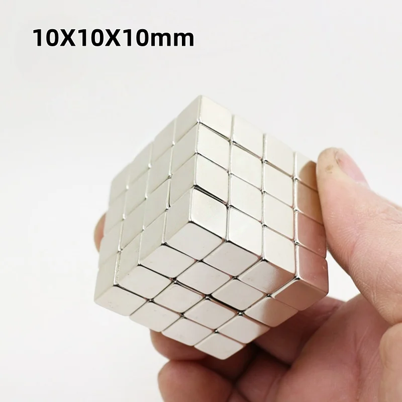 10X10X10mm مغناطيس مربع 10*10*10 مللي متر مثالي للثلاجات وتنظيم المستندات المكتبية ومشاريع DIY 10mmX10mmX10mm #3