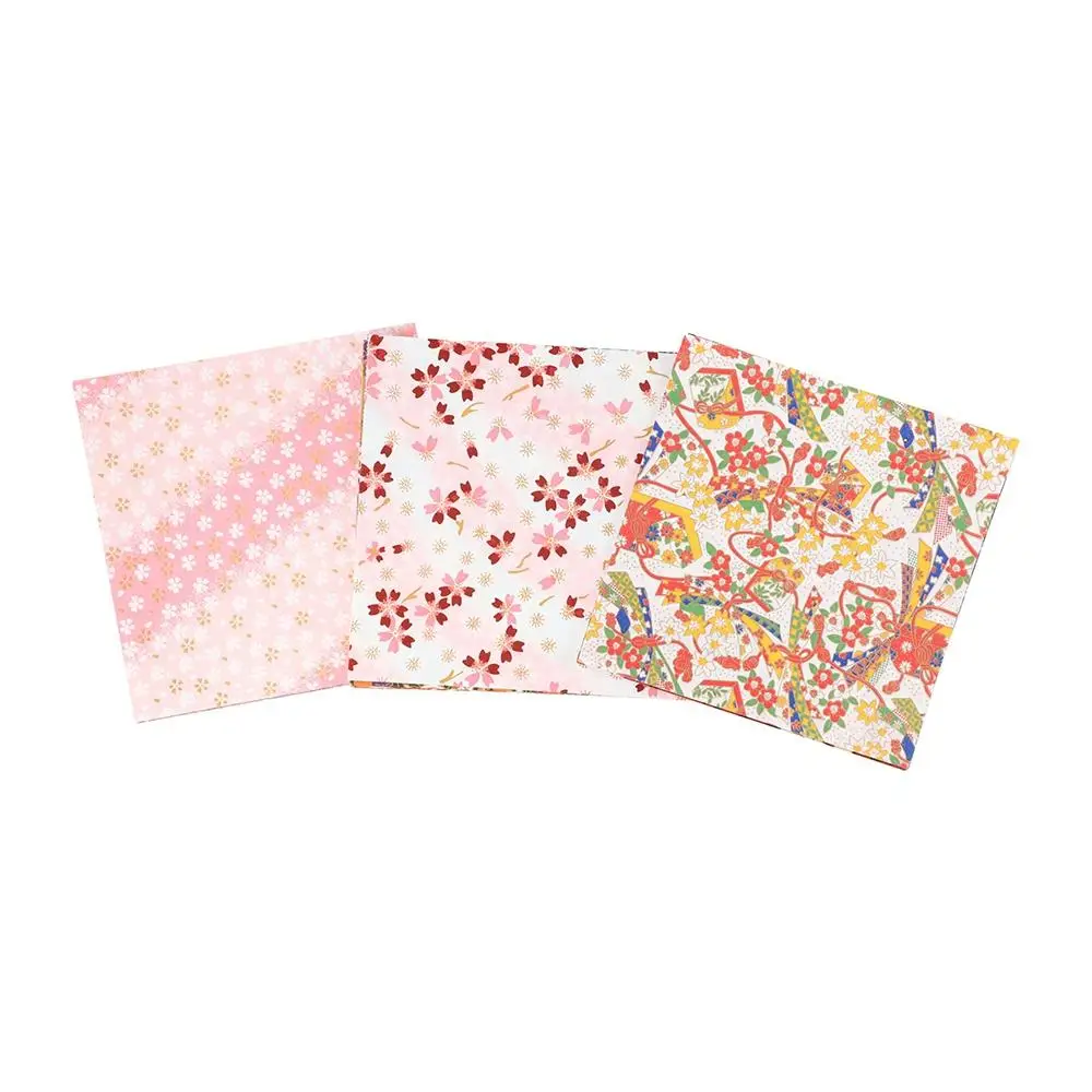 Japanese Style Environmental Material Folding DIY Crane Flower  Origami Craft Paper Handmade Scrapbook Decor