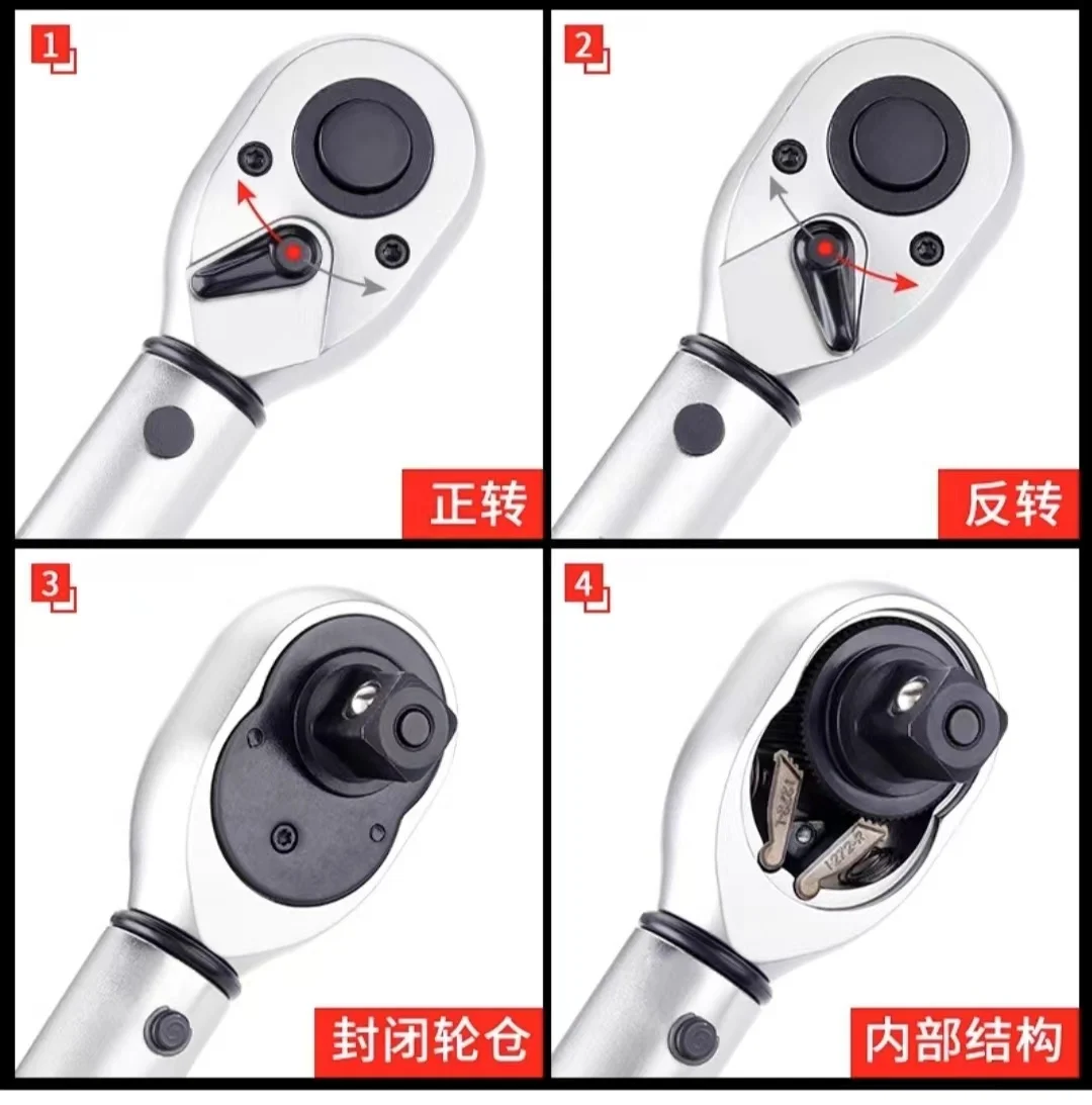 

72 Tooth Ratchet Socket Magnetic Wrench Mini Hexagonal Drill Bit Screwdriver Handle Quick Release Wrench