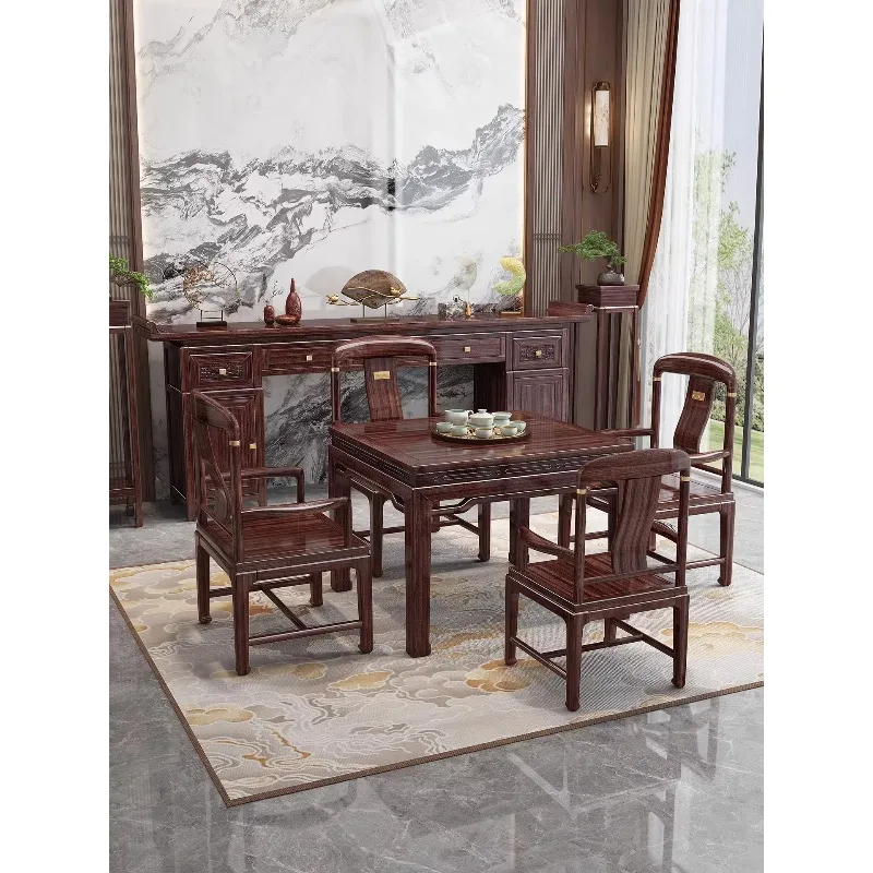 GZ-1 Solid Wood Taishi Chair Home Master Three-piece New Chinese Official Hat Chair