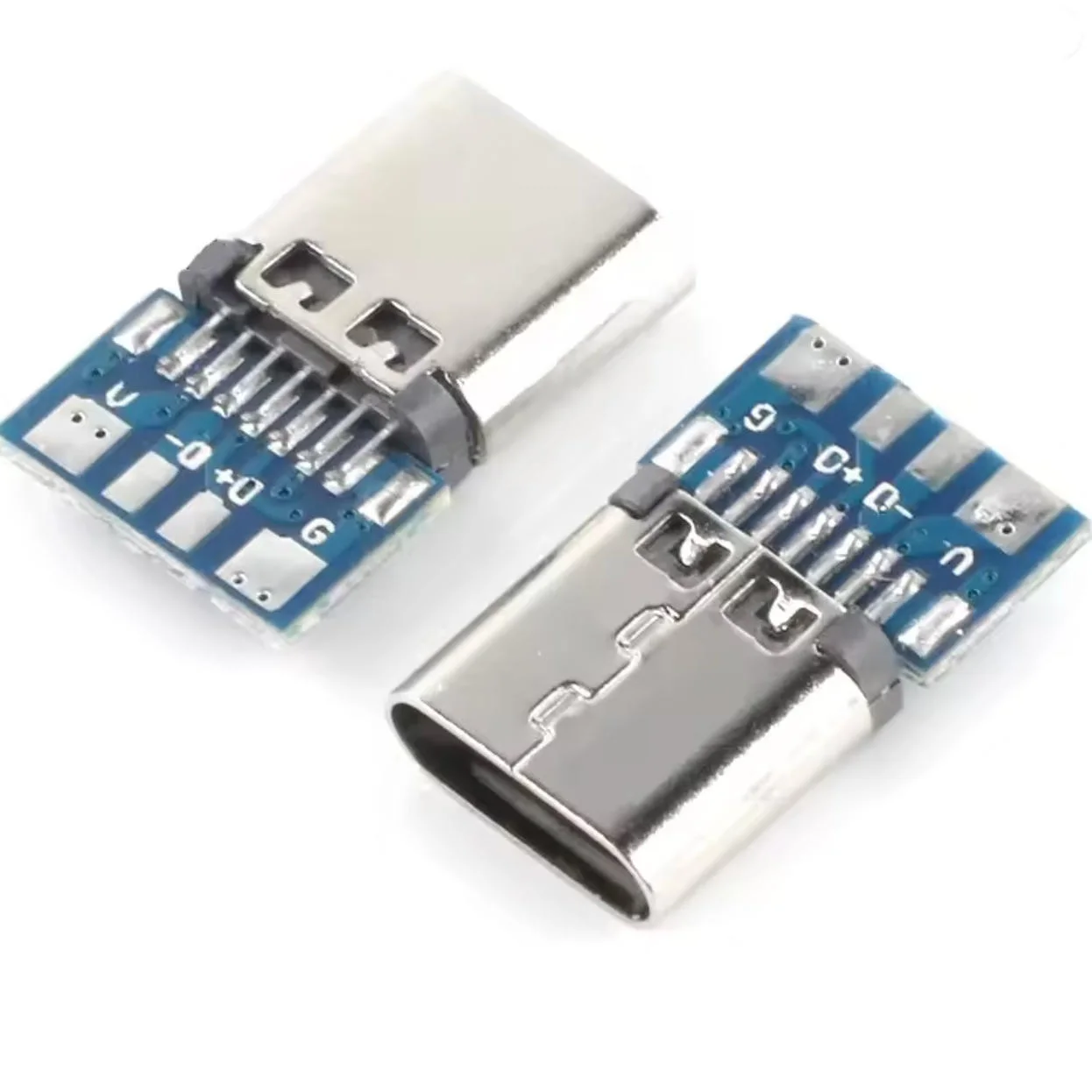 10pcs USB 3.1 Type-C Connector 24 Pins Male / Female Socket Receptacle Adapter to Solder Wire & Cable 24 Pins Support PCB Board