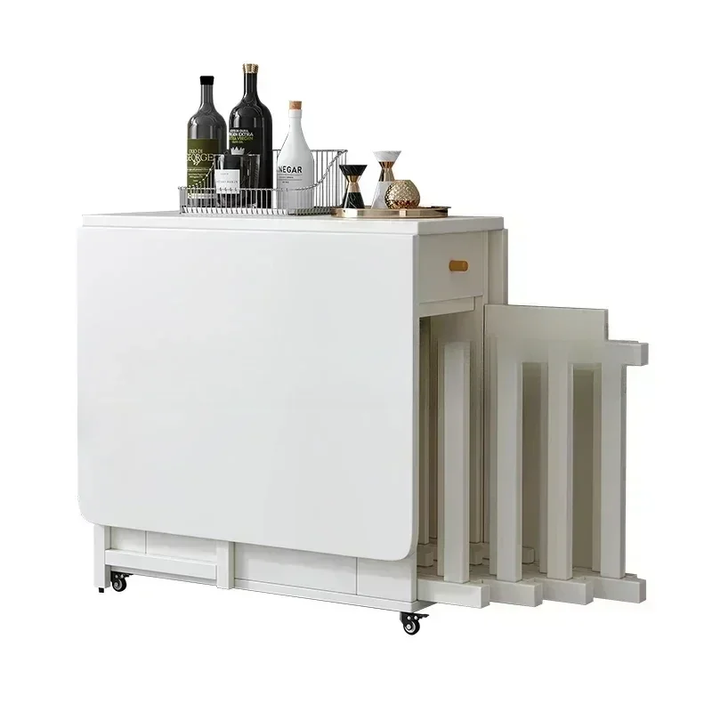 Mesas de Comedor plegables modernas, mesas de Comedor nórdicas para balcón, sala de estar, café, cocina, Mesa de Comedor de lujo, muebles para el hogar SR50DT