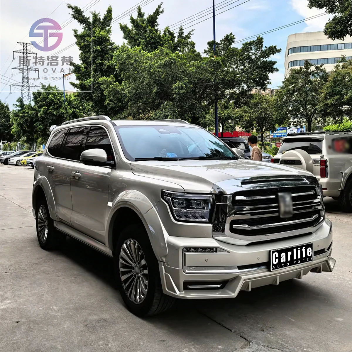 

Выгодное предложение: Комплект обвесов для Tank 500 (аэродинамический комплект) – передний сплиттер, задний диффузор, расширители колесных арок