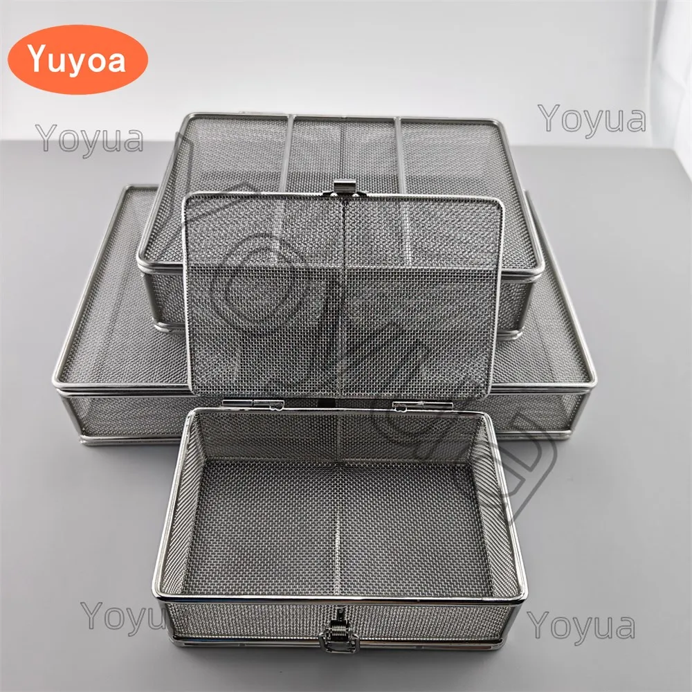 

Стоматологическая сетка 1 мм, корзина с крышкой, корзина для хранения, коробка для ультразвуковой чистки, корзина для стерилизации медицинских инструментов