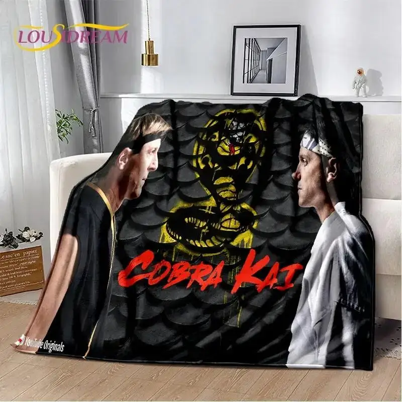 

Плюшевый флисовый плед Cobra Kai TV Series с изображением Аманды для гостиной, спальни, дивана, кровати, пикника, для детей