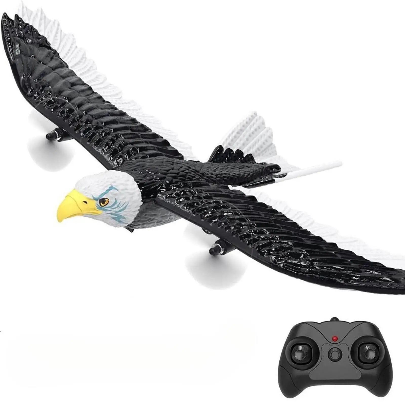 

RC Aircraft Bird Toy 2.4G Easy to Control with Light RC Plane RC Aircraft Hobby RC Glider for Beginner Boys Girls Adults Kids