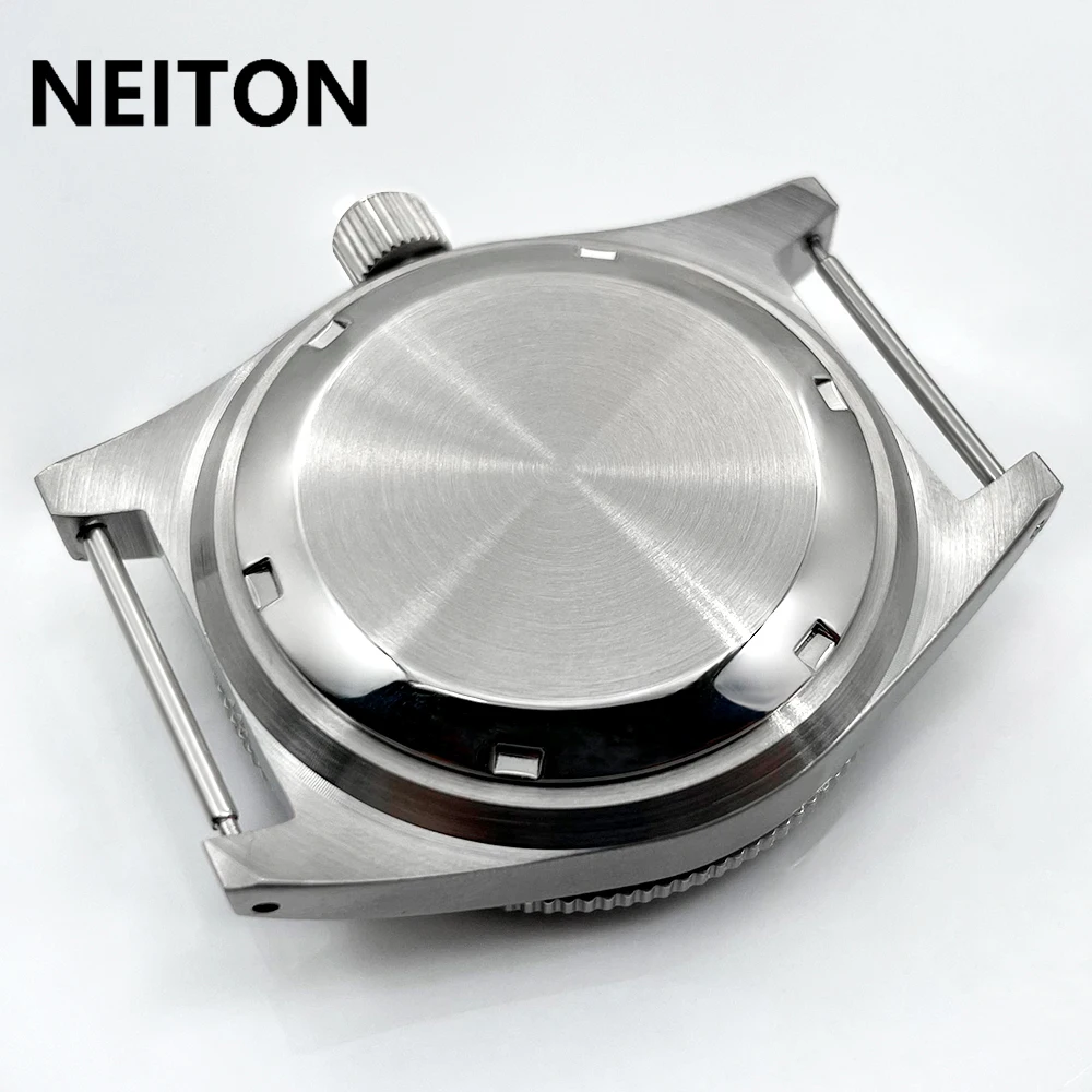 NEITON 40mm Watch Case Sapphire Glass 100m Water Resistant Fit NH35 NH36 Movement