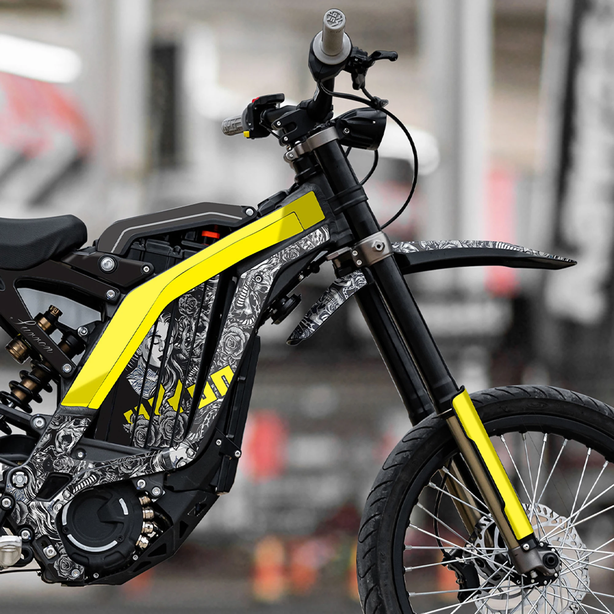 Compatible With 2025 Surron Light Bee X Full Body Graphics Decal Kit Motorcycle Wrap Sticker Anti Scratch Decorative Decals