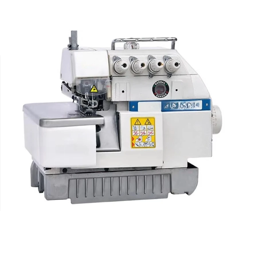 

ZY766-4D Industrial Overlock Sewing Machine High Quality 4-thread Clothing Production New Single Flat Bed Metal Structure