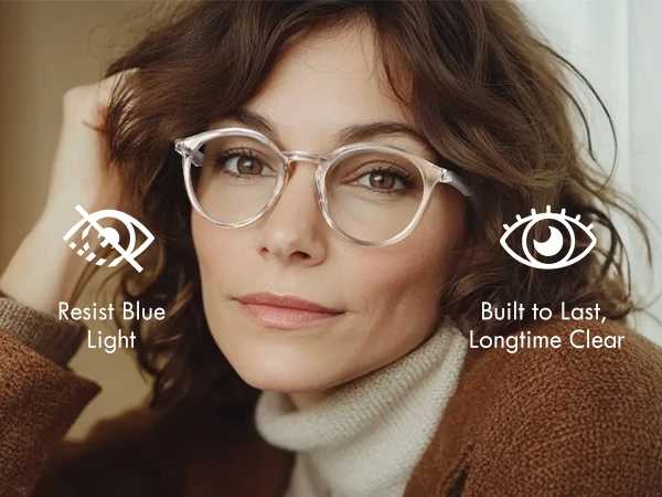 ZENOTTIC Fashion Round Anti Blue Light Blocking Reading Glasses Men Sport Readers Eyewear Women Anti Glare Computer Eyeglasses