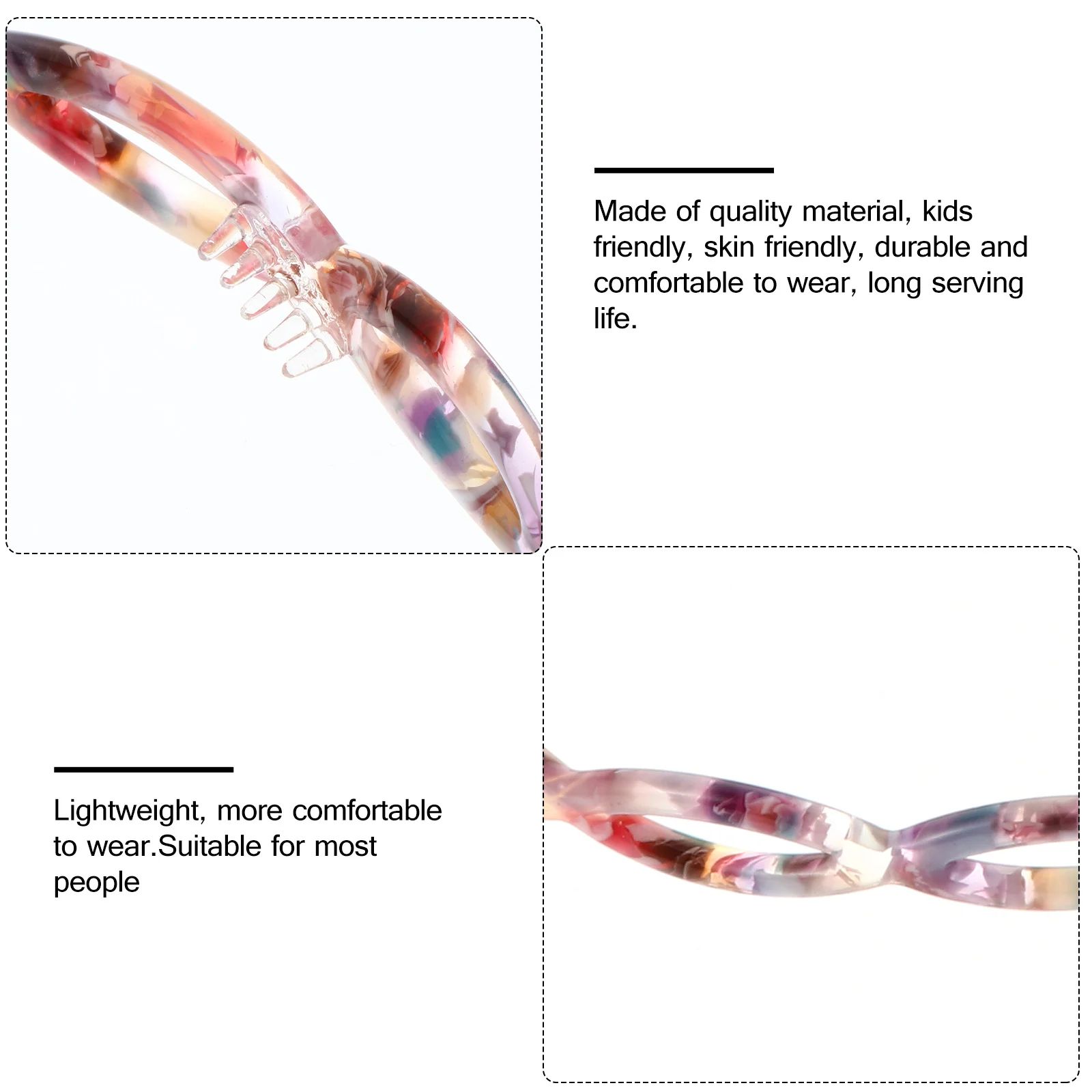 

Tortoiseshell Headband Non-Slip Decorative Hairband Durable Comfortable Wearable Portable Easy Carry Hold Hair Tightly Beautiful