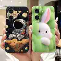 For Xiaomi Redmi A5 NFC 5G Case Cartoon Astronaut Rabbit Cover Soft Silicone Phone Case For Redmi A5 nfc A5NFC Bumper Back Cover