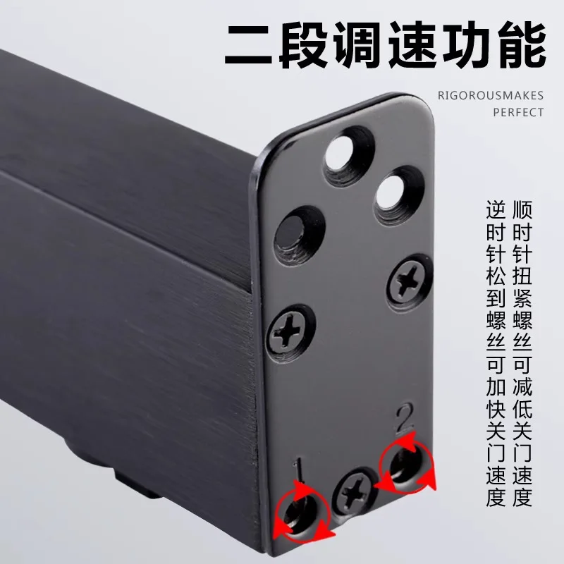 Super Bearing Free Grooving Heavy Wooden Door Floor Spring Hidden Free Pit 90 Degree Positioning Framed Door Glass Door