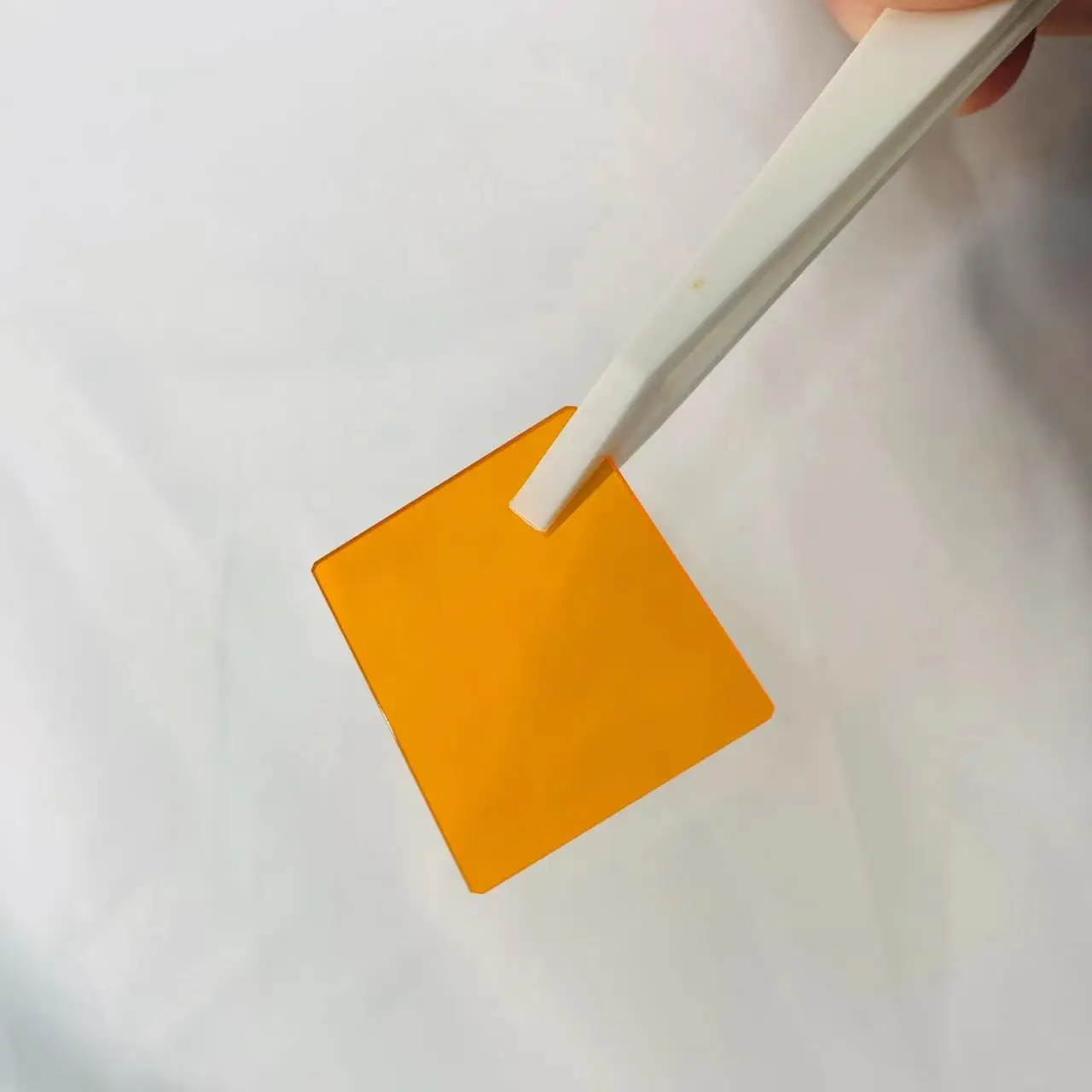 Filtros ópticos de paso IR para Sensor de cámara Canon, Tamaño Total 29x25x1mm, Color naranja, 550nm, 2 unidades