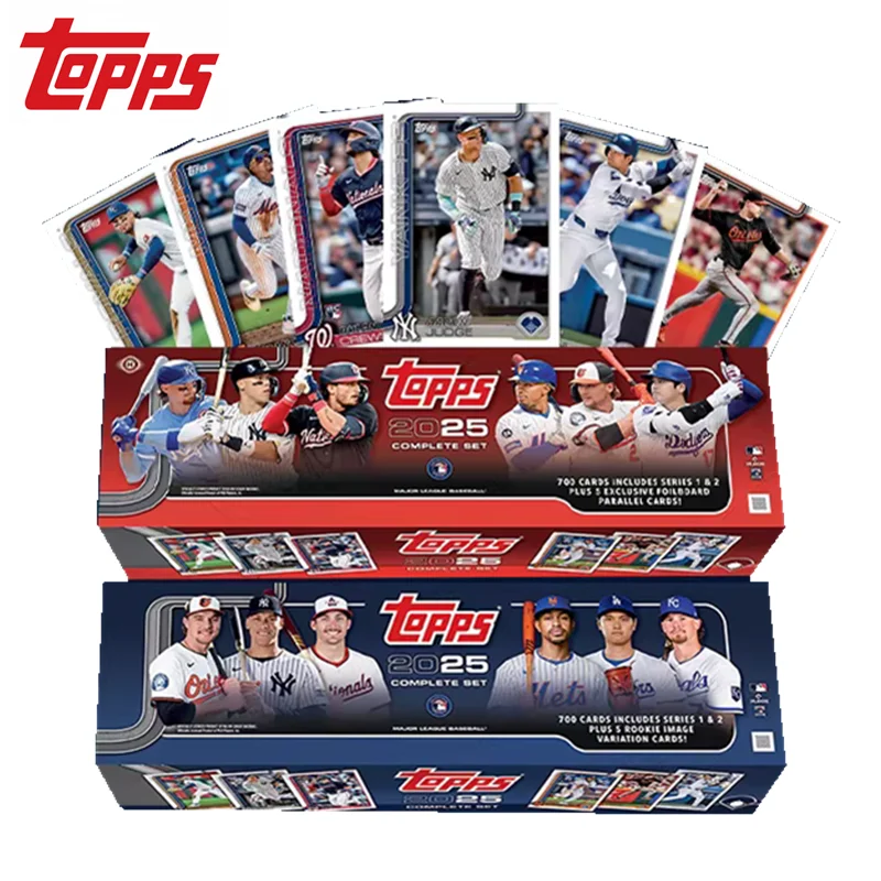 

Topps 2025 MLB Full Series Card Box Complete Season Star Player Collection MustHave Baseball Memorabilia Holiday Collectors Gift