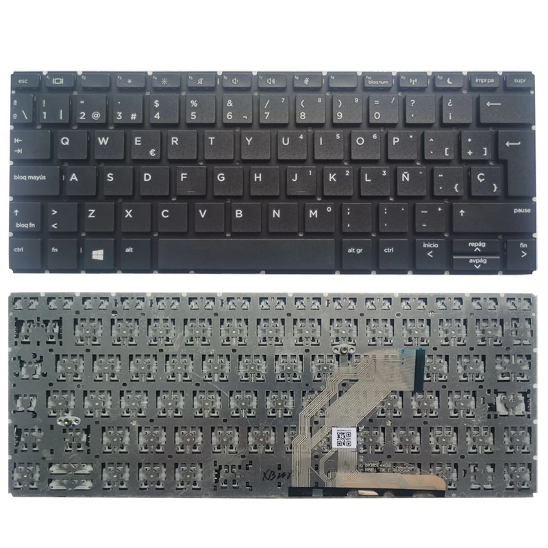 

NEW Spanish Laptop keyboard for HP Probook 430 G6 435 G6 no frame