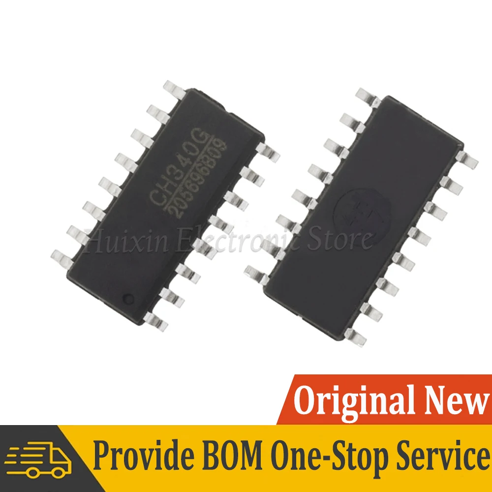 5 قطعة CH340G CH340B CH340C CH340E CH340T CH340N SOP-16 SSOP-20 SOP-8 SOP-10 SMD USB إلى UART واجهة رقاقة جديد IC رقاقة