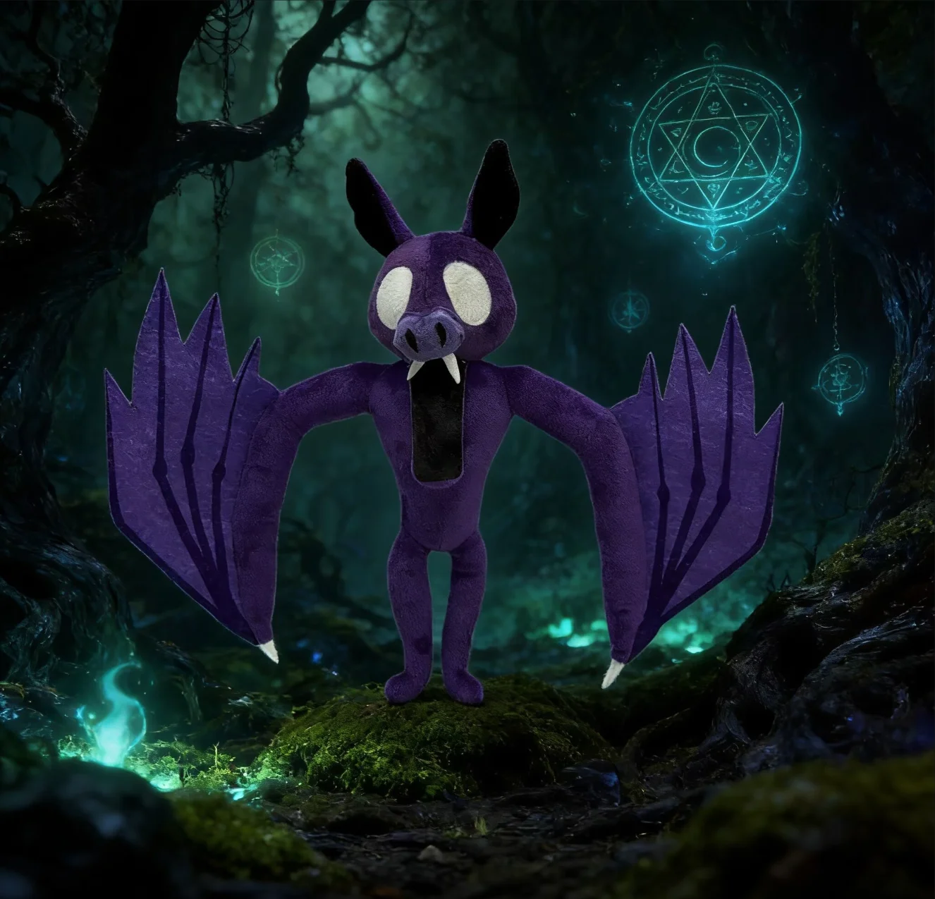 

----Bat 99 Nights In The Forest Plush Funny Game Chrismas Gift Anime Peripherals Soft Doll New Gifts Decoration New Character