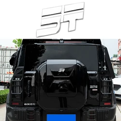 Car ABS Spare Tire Letter Label Modification Accessories For Chery Jetour Traveler T2 2023 2025 2025 Sticker Styling Accessories