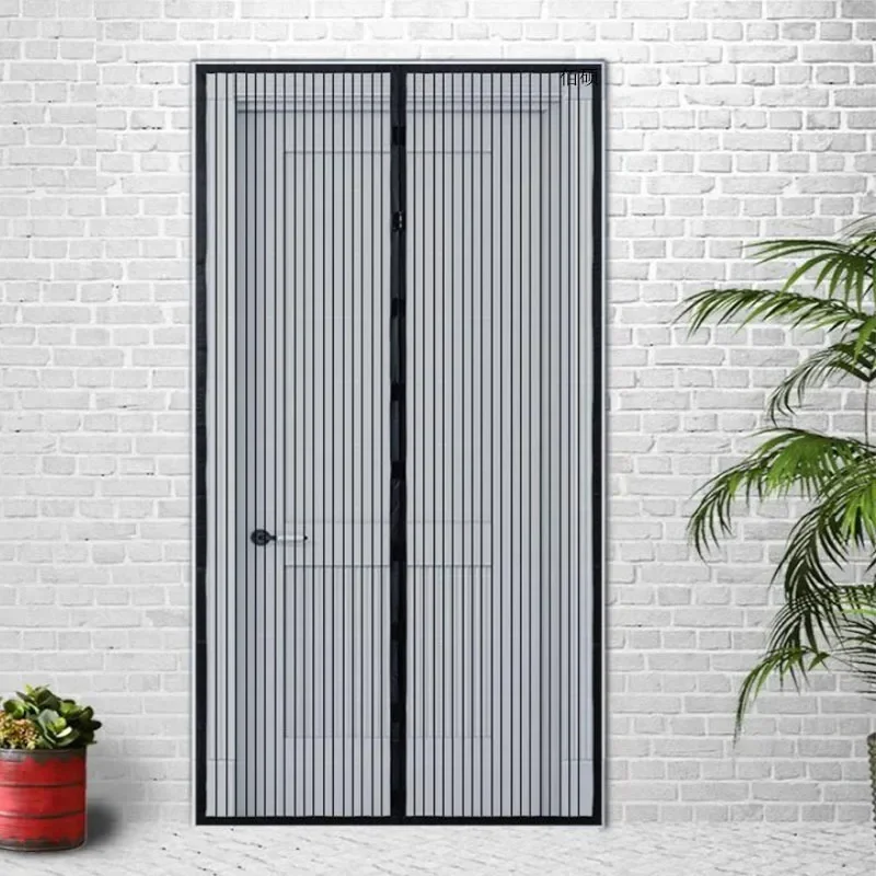 2023 New Magnetic Screen Door Curtain Anti-Mosquito Net Fly Insect Screen Mesh Automatic Closing Easy Installation