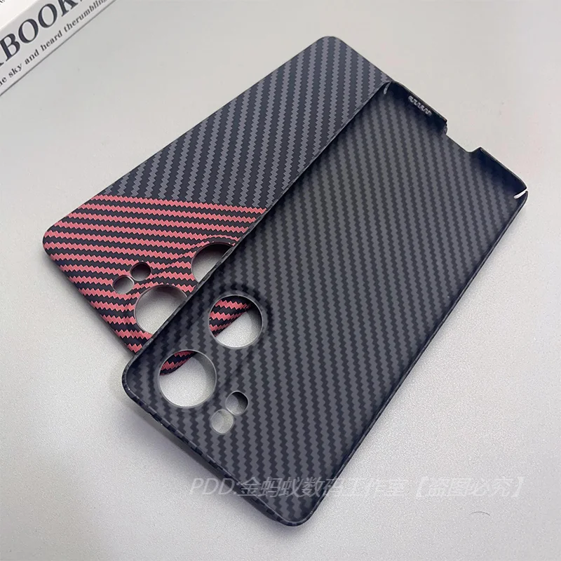 Cover For Vivo IQOO Neo 9 Case PC Carbon Fiber Texture Pattern Matte Hard Phone Case For Iqoo Neo9 Pro 5G Slim Thin Shell Bumper