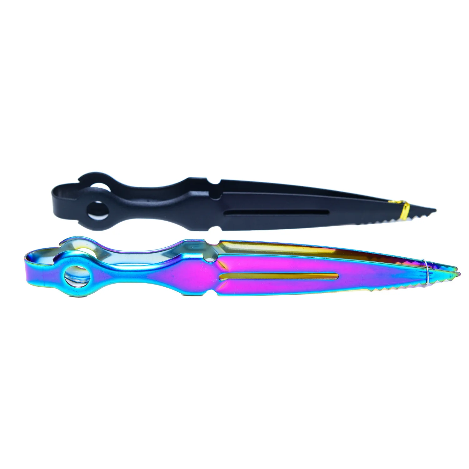 DEJAYA Stainless Steel Hookah Charcoal Tongs Shisha Pipe Narguile Pipa Tweezers Smoking Accessories Tool 23cm