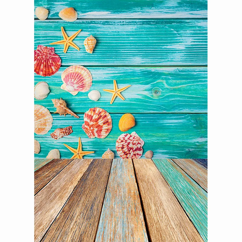 Vinyl Custom Photography Backdrops Props Flower Landscape Wooden floor  Photo Studio Background SS-05