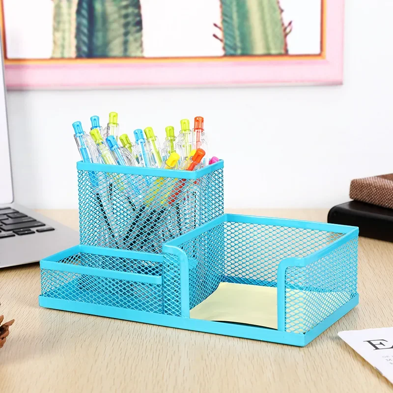 Imagem -03 - Simples Multi-funcional Pen Holder Artigos de Papelaria Criativos Desktop Combinação de Armazenamento Escritório e Estudante