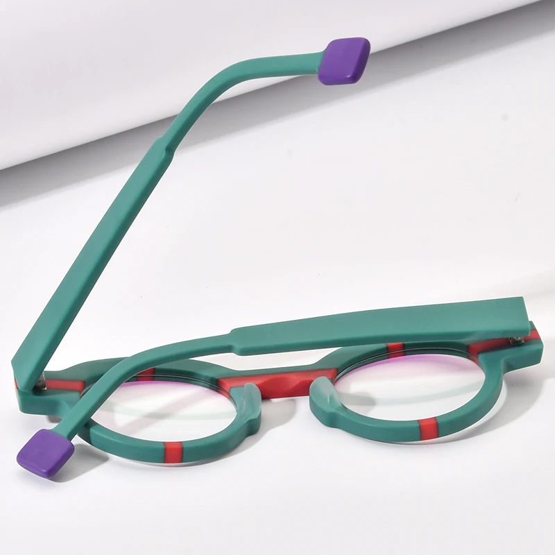 HEPIDEM Acetate Glasses Frame Women Brand Design Oversize Big Size Round Eyeglasses Japan Handmade Spectacles Thick Eyewear 9282